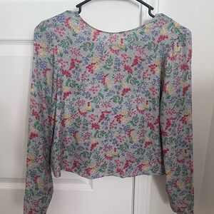 Zara Multicolor Floral Blouse